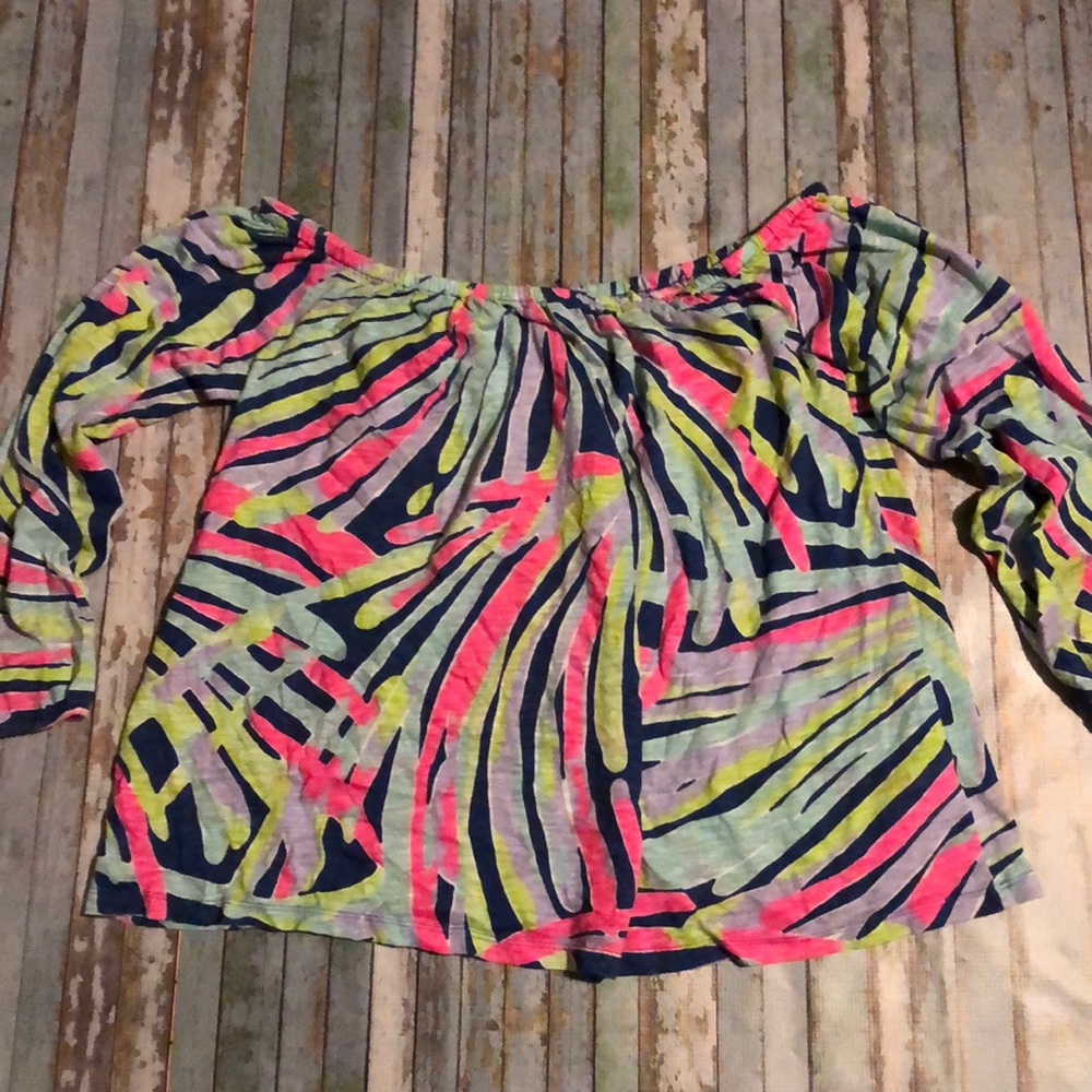 Lilly Pulitzer Off Shoulder Top